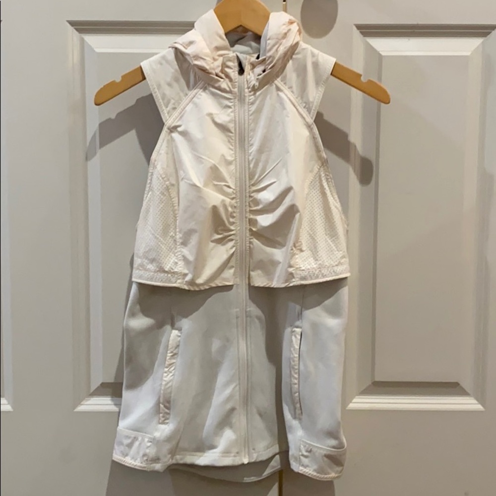 Cream lululemon vest